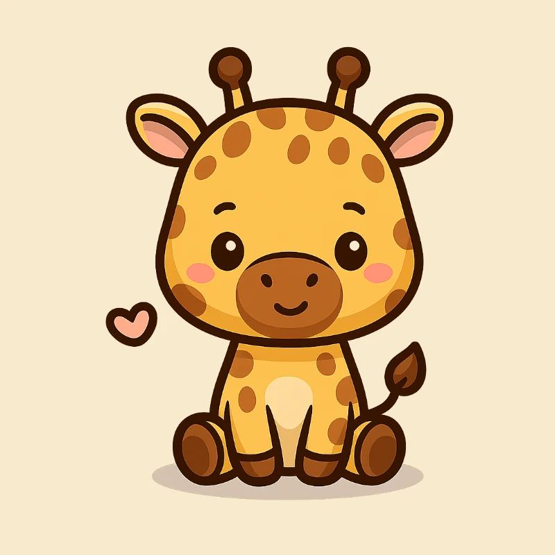 Little Giraffe – Cute & Friendly