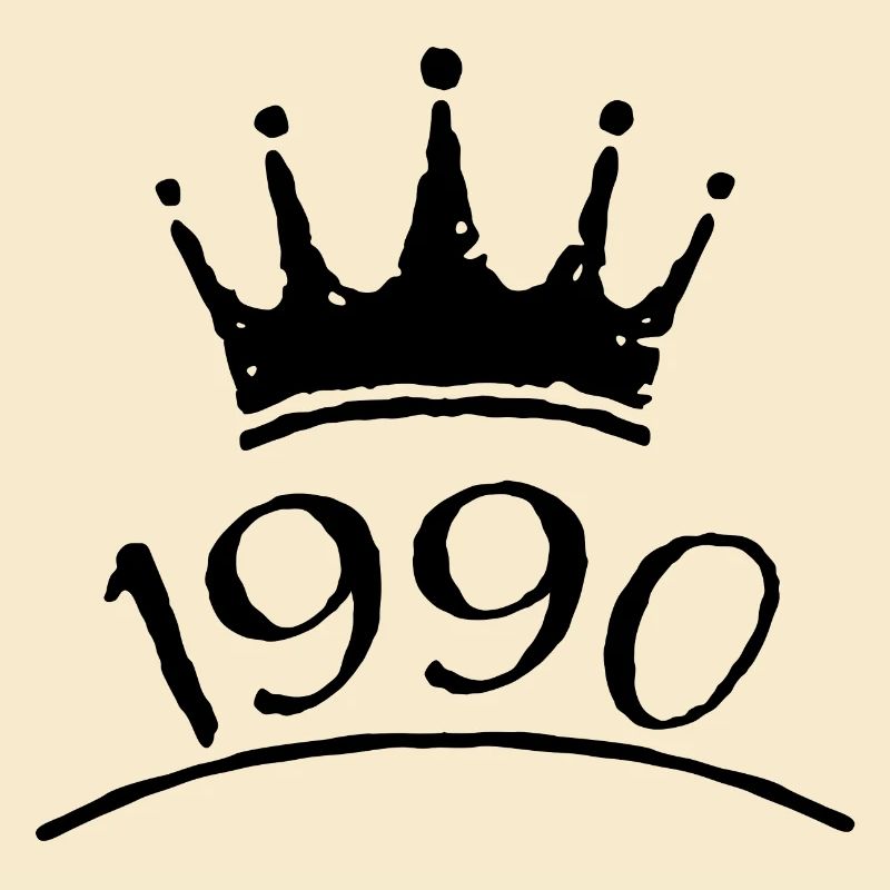 Krone 1990 Année de naissance Tshirt design