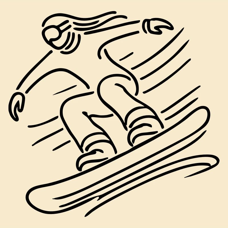 Snowboarder Snowboard