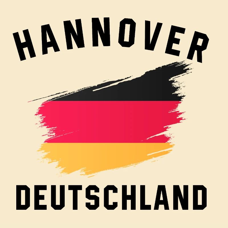 Germany Flag - Creative Brush Stroke Design