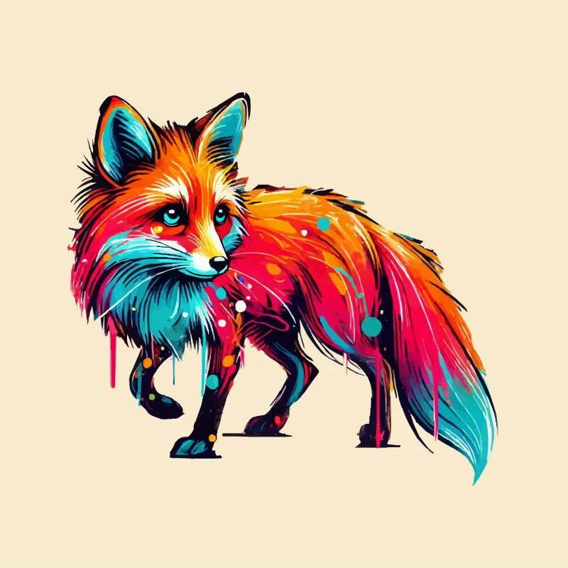 Peinture Fox