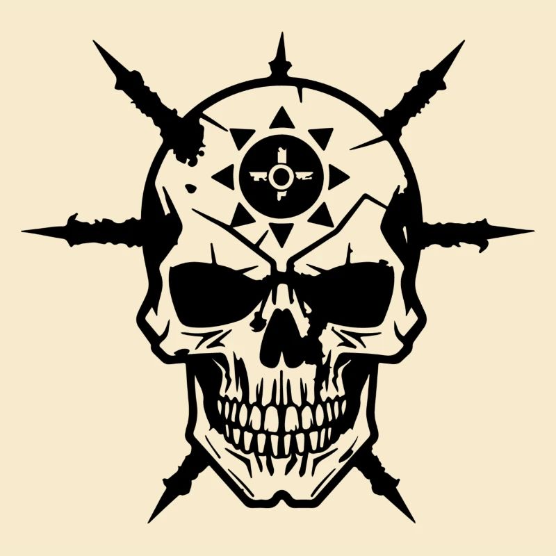 Skull Punk Art