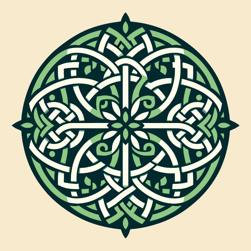 Eternal Celtic Knotwork Mandala Art 1