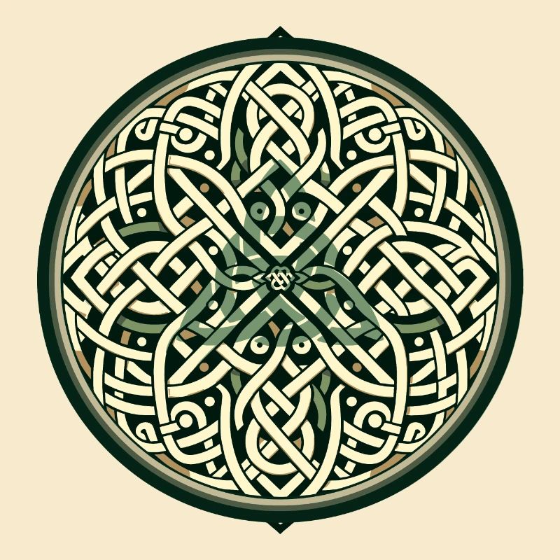 Entrelacs celtiques éternels Mandala Art 3