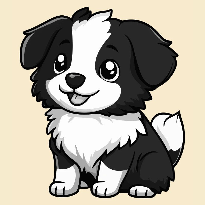 Border Collie Chien Comique Bébé