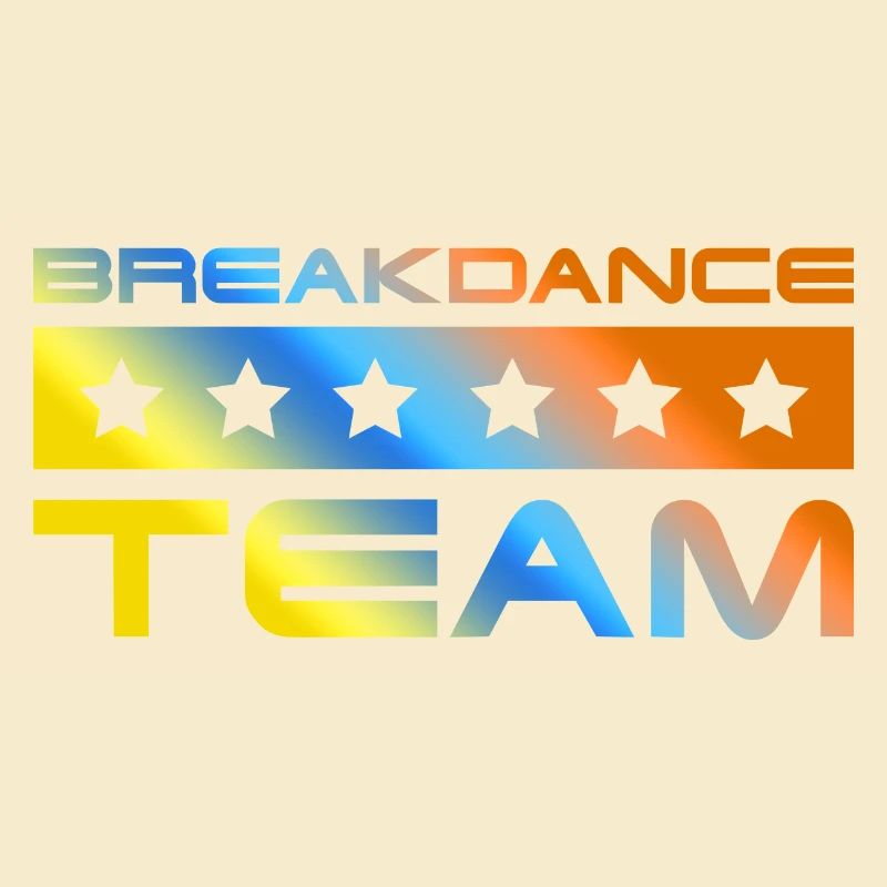 Breakdance Crew Coloré