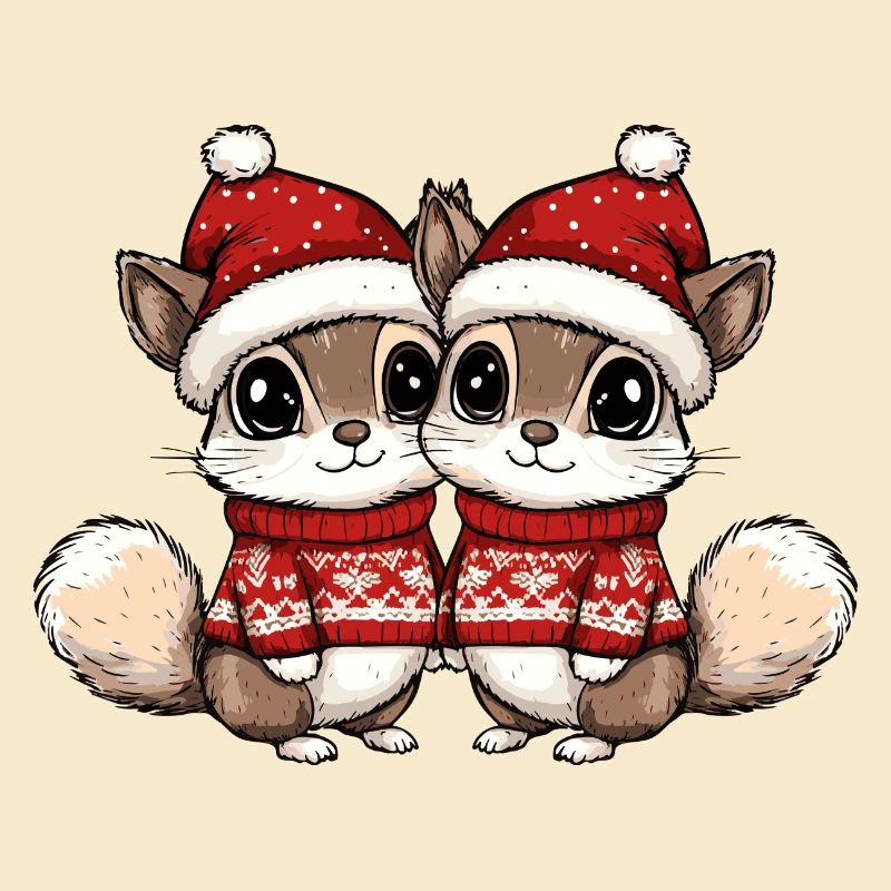Équipe de Noël Squirrel