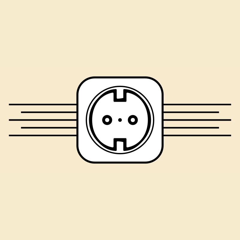 Steckdose Icon Strom