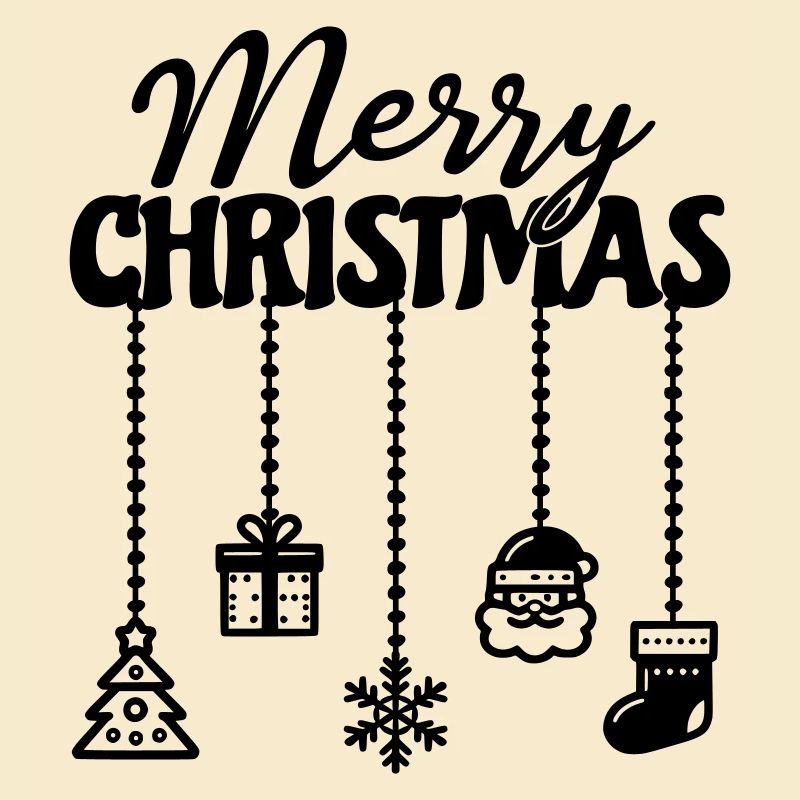 Décor suspendu de Noël