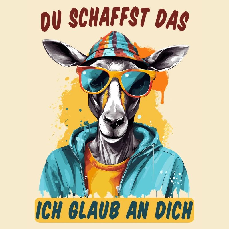 Du schaffst das! Ich glaub an dich! Glücksbringer