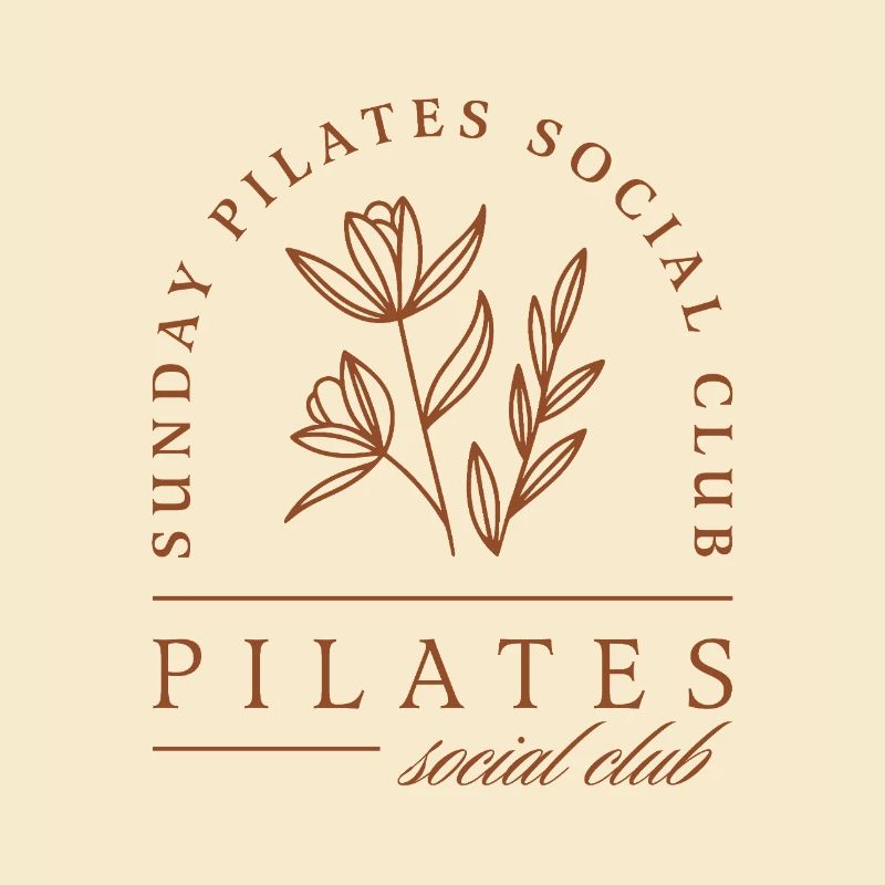 Pilates Club Studio Class Mädchen Boho-Ästhetik