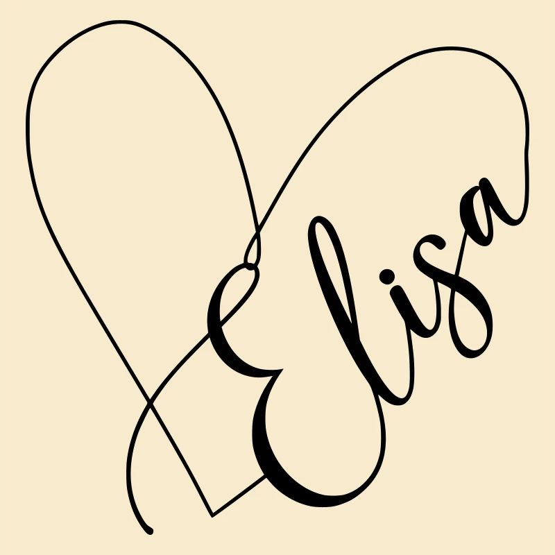 Elisa Name Heart Line
