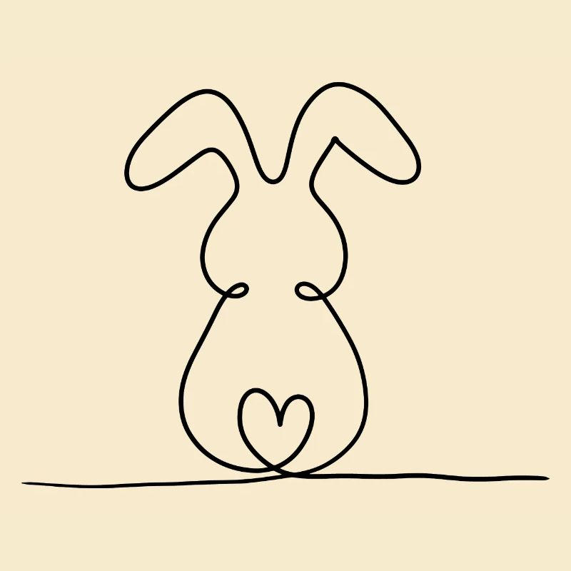 One-Line-Hase