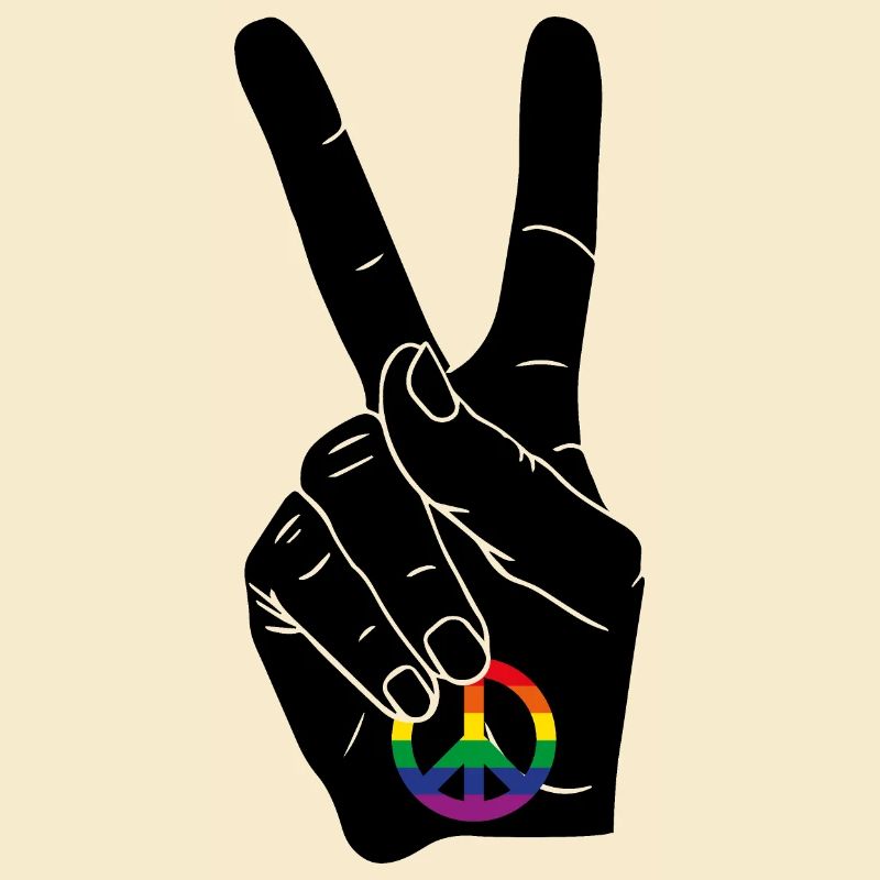 PEACE PEACE LABEL ARC-EN-CIEL CSD