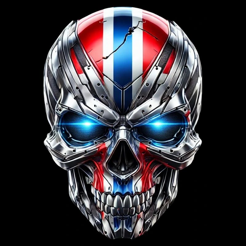 Couleurs du drapeau du Cyber Skull