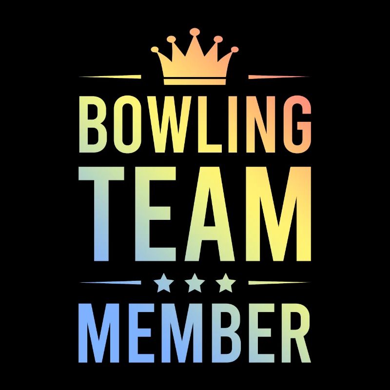 Bowling Team Colorful