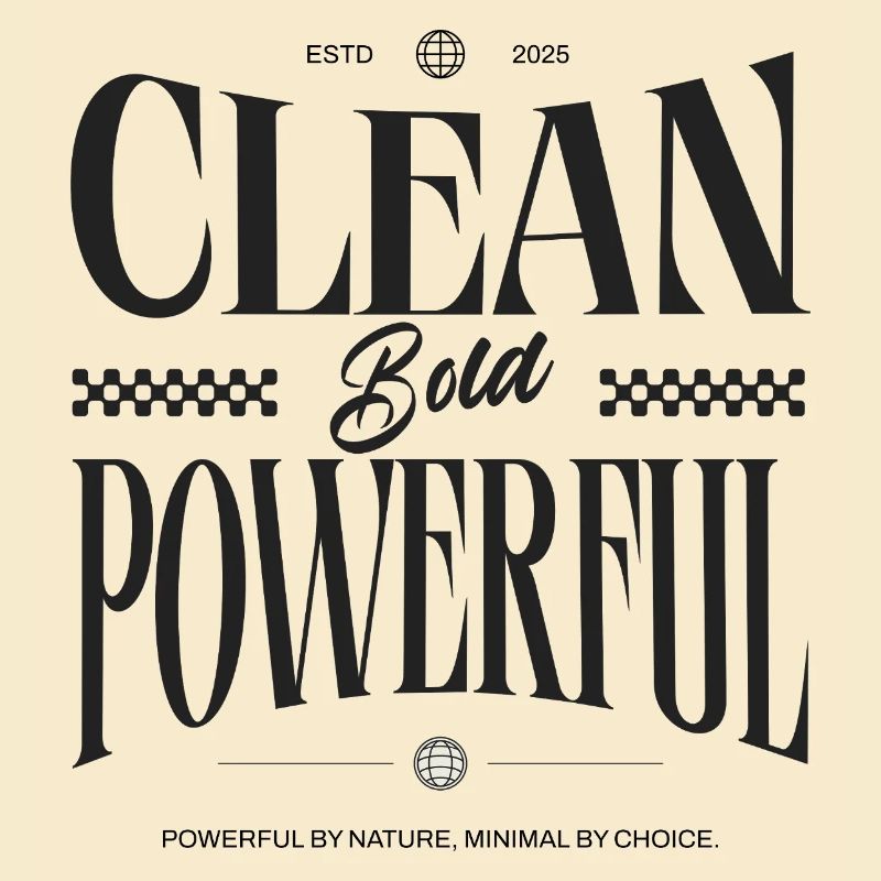 Clean. Bold. Powerful. – Statement Design