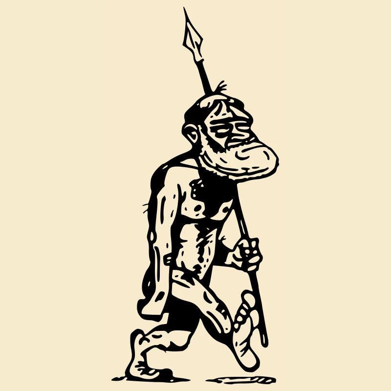 homme des cavernes Ancêtre Grand singe Évolution