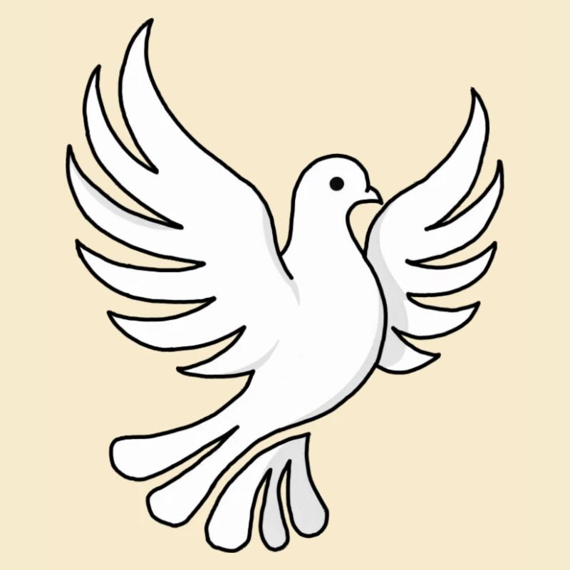 Conception simple en forme de pigeon