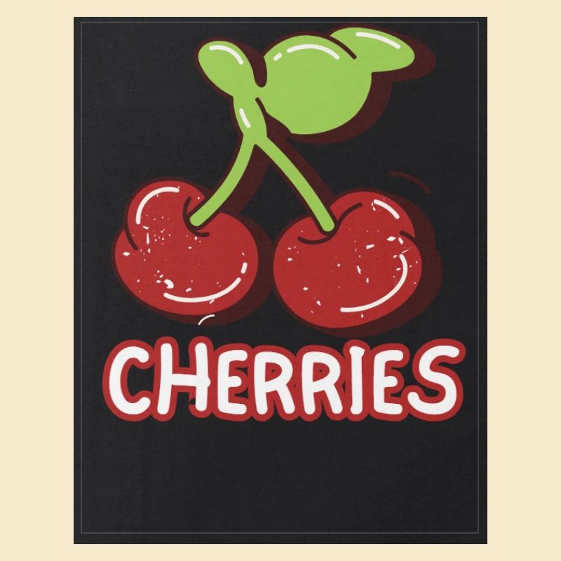 Cherry Duo Retro-Abzeichen