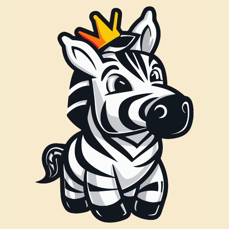Zebra Comic Krone
