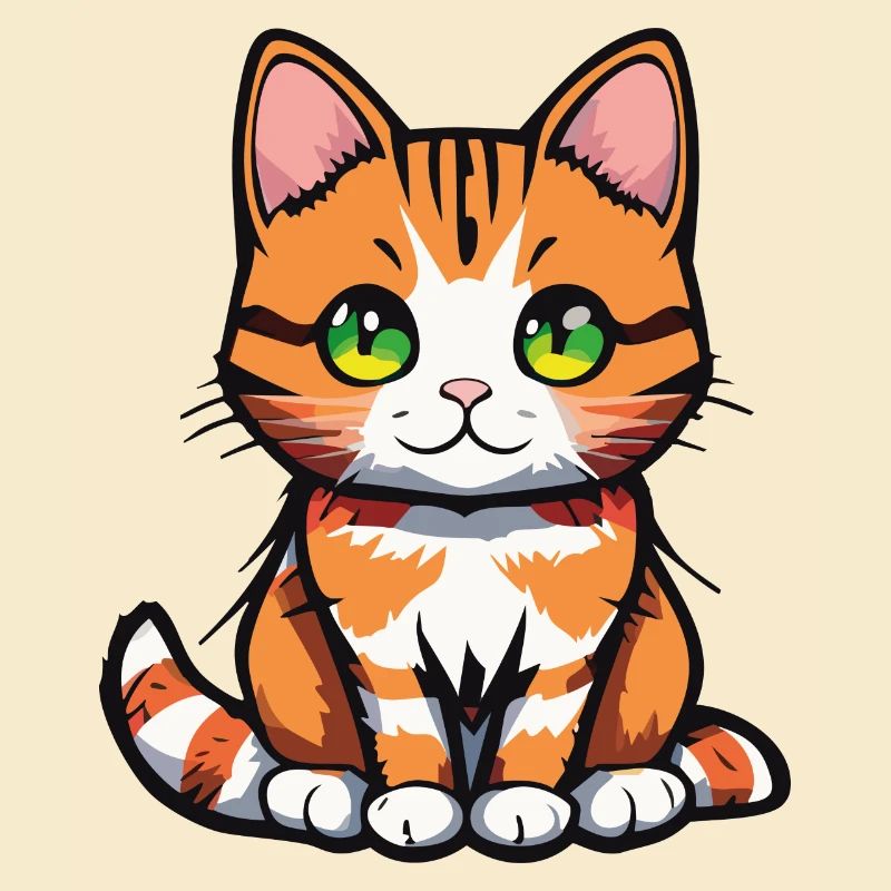 Chat Yeux Verts