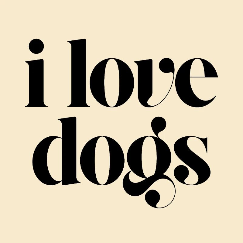 J’adore les chiens