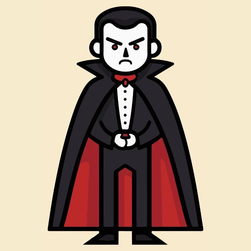 Vampir Halloween Comic