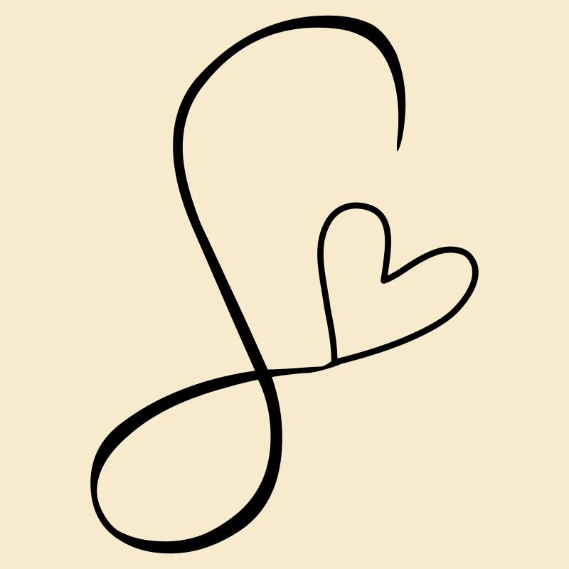 Letter S Letter-S Calligraphy