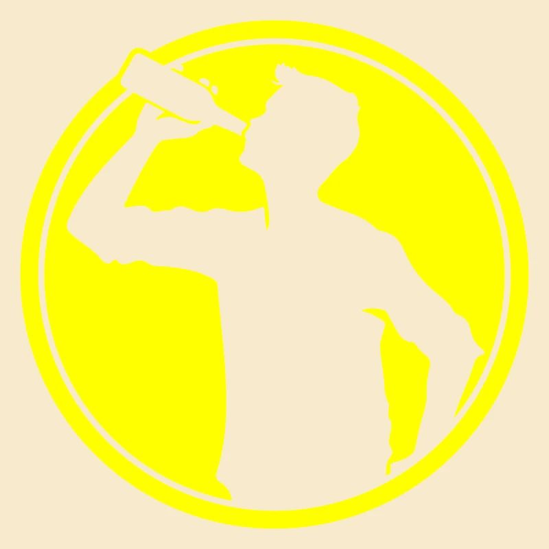 Trinker Bier Silhouette