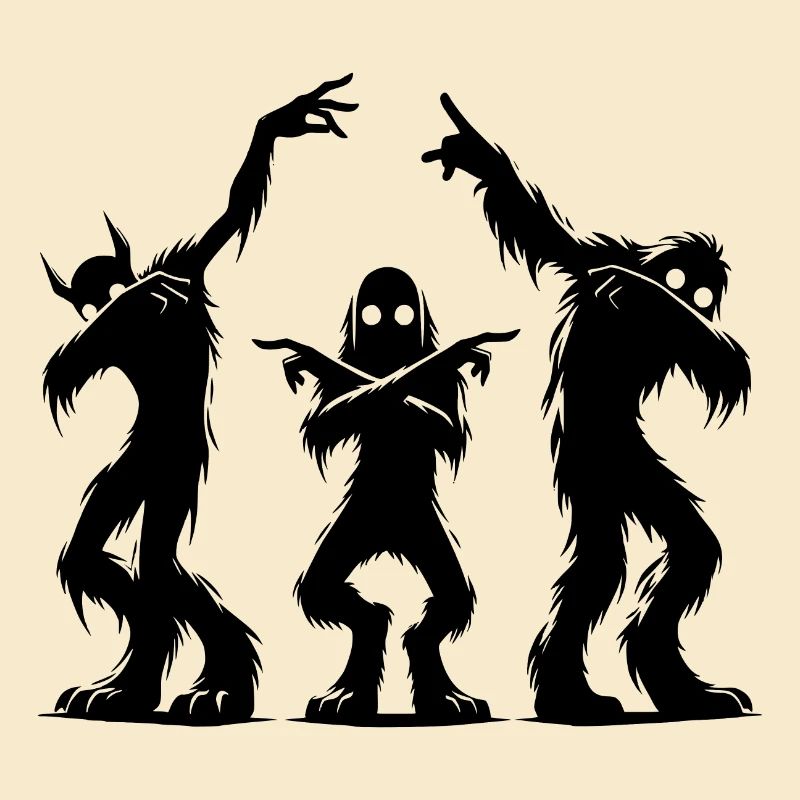 Creepy Dancing Dabbing Zombie Monster