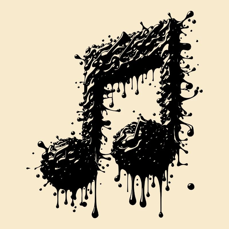 Liquid Music Eighth Notes Scale