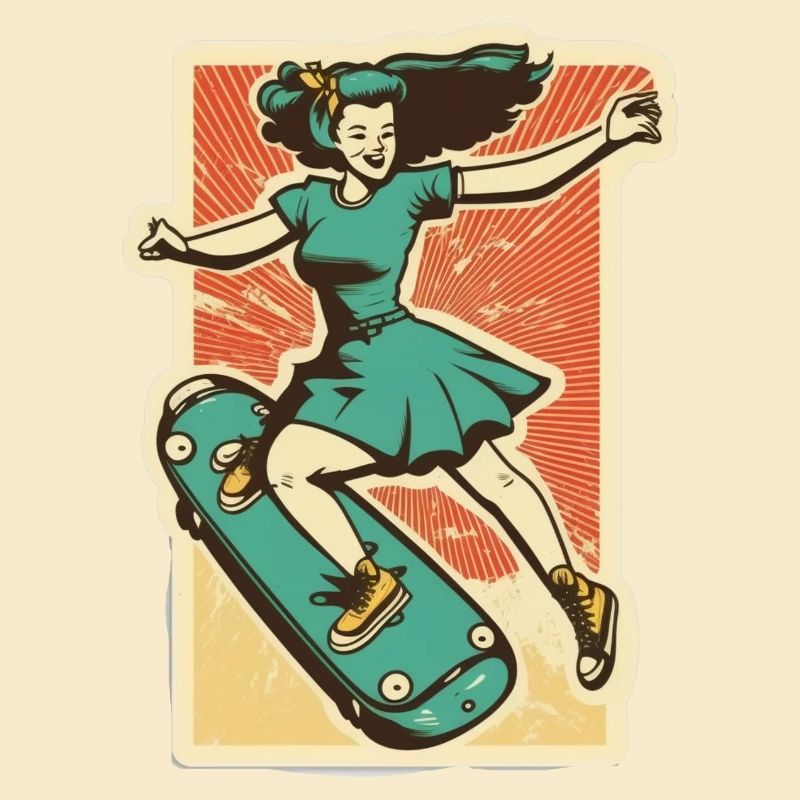 Skater-Mädchen