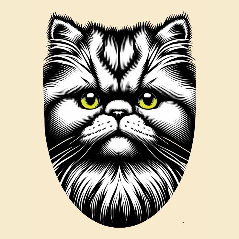 Visage de chat