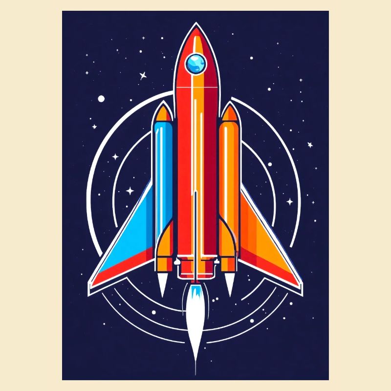 Fusée conquête spatiale