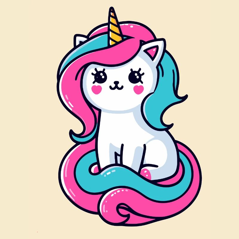 Chat licorne