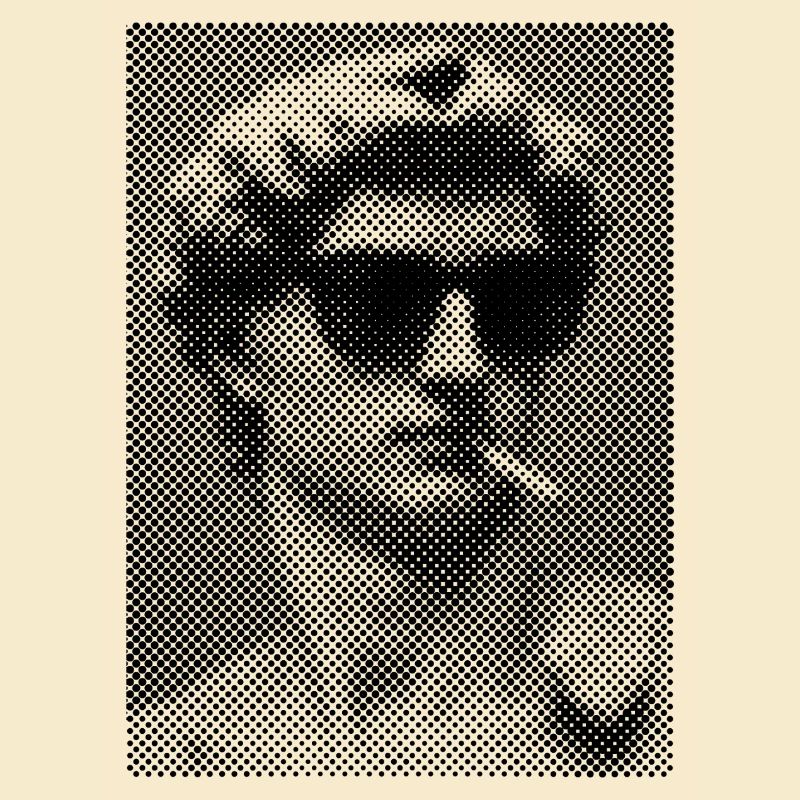 David Michelangelo raucht eine Zigarette