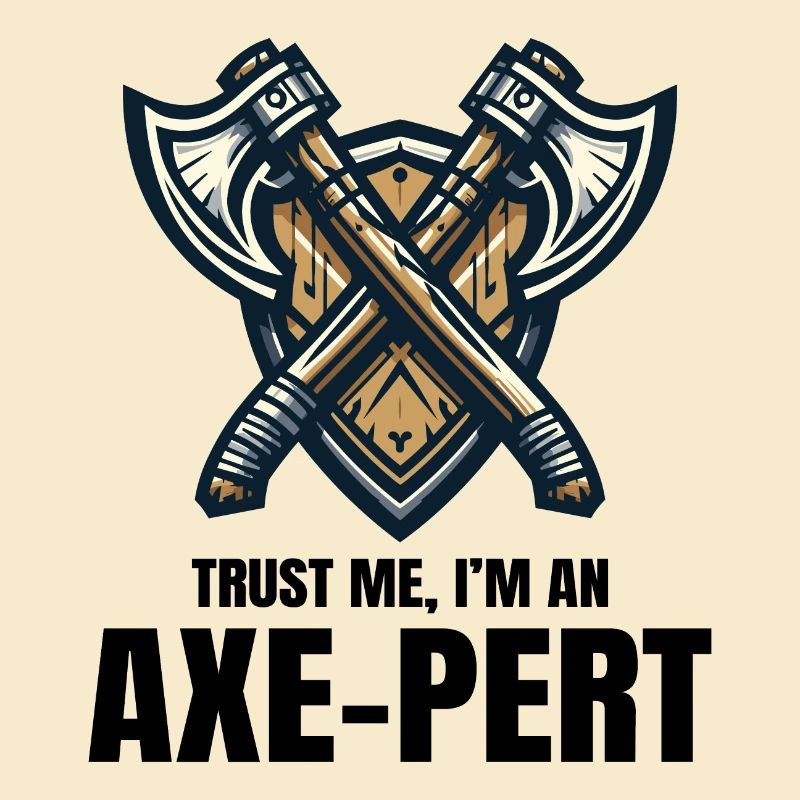 Trust Me I'm an Axe-pert Axe Throwing Lumberjack