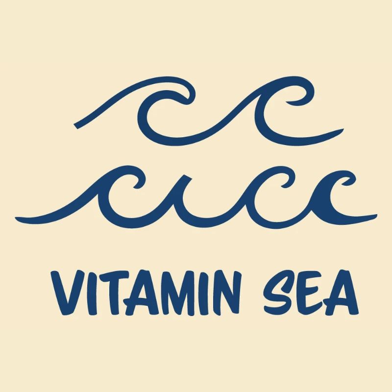 Vitamine Sea Ocean Waves Conception minimale de plage