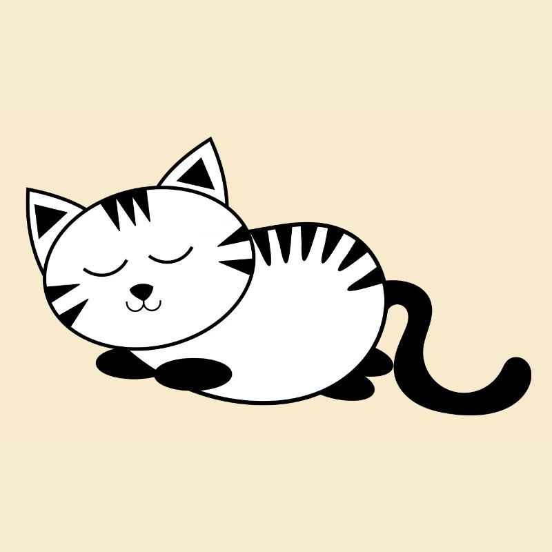 chat noir chat chaton doux cadeau de Noël