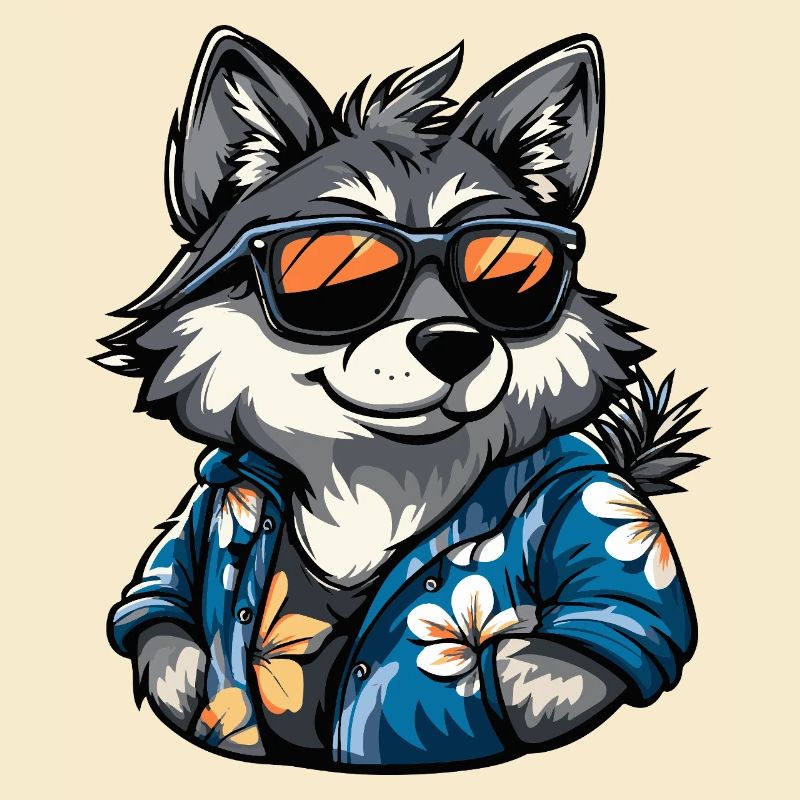 Wolf Comic Vacation