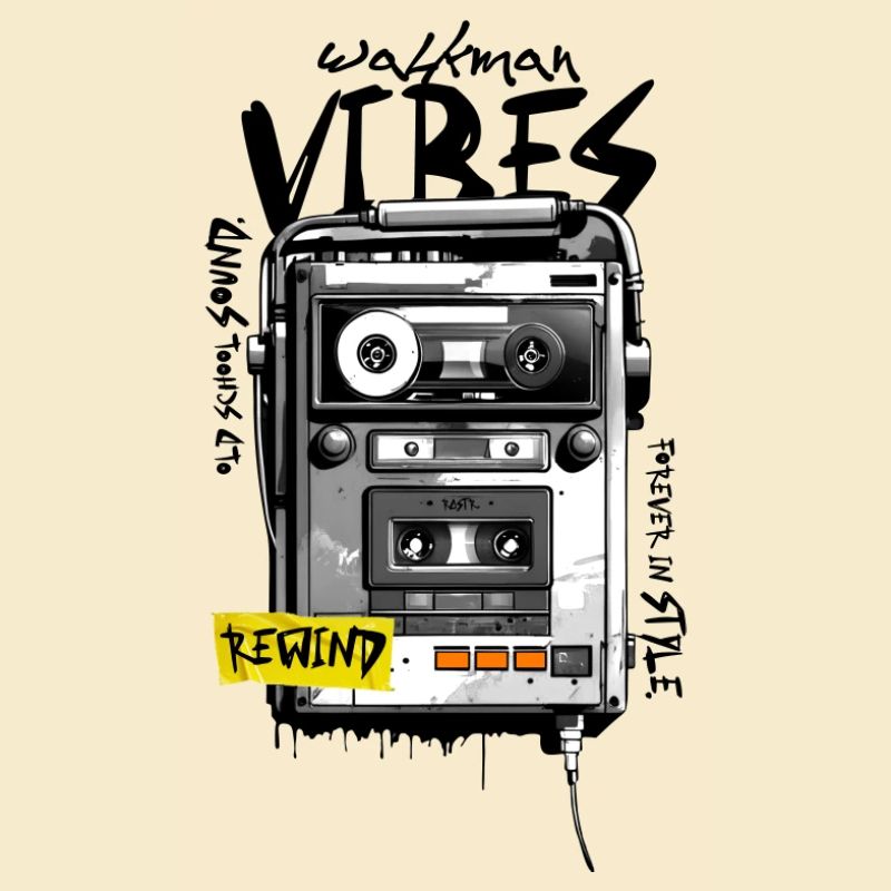 Retro Cassette Graffiti Device