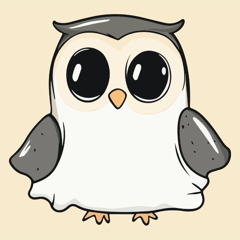 Owl Halloween Funny Ghost