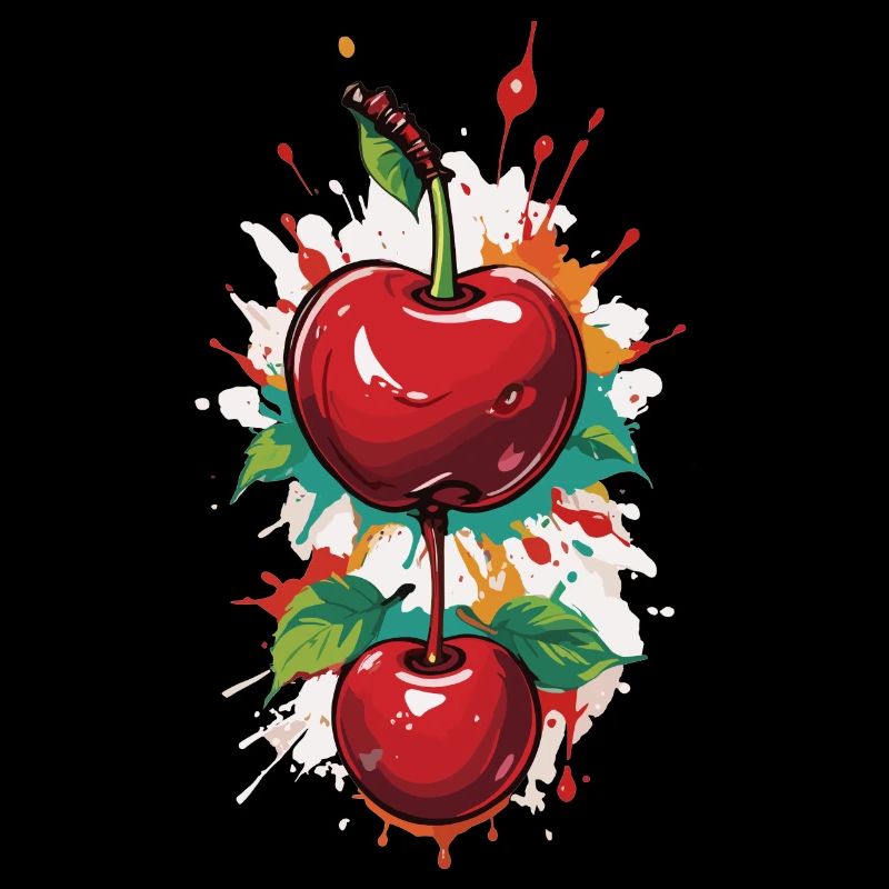 Rote Kirsche Cherries Kirschen Cherry