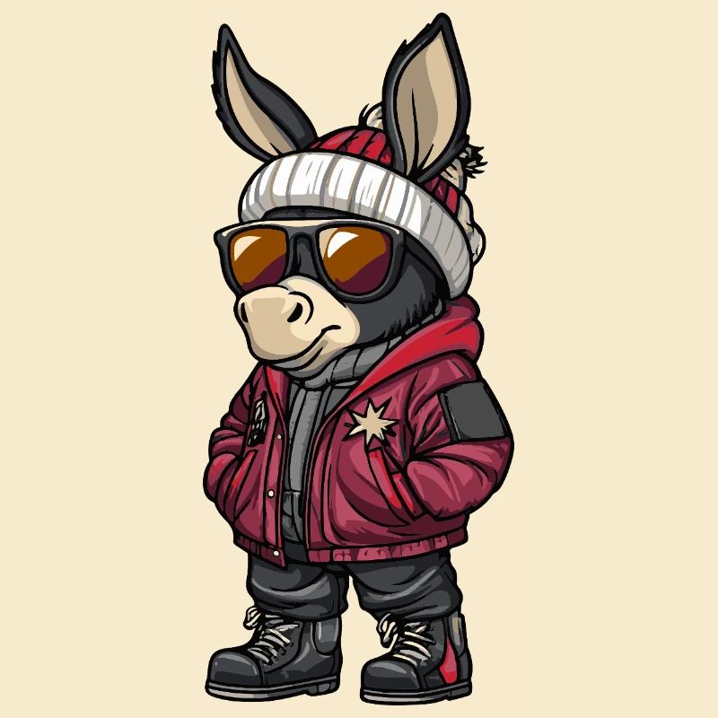 Esel Cool Comic