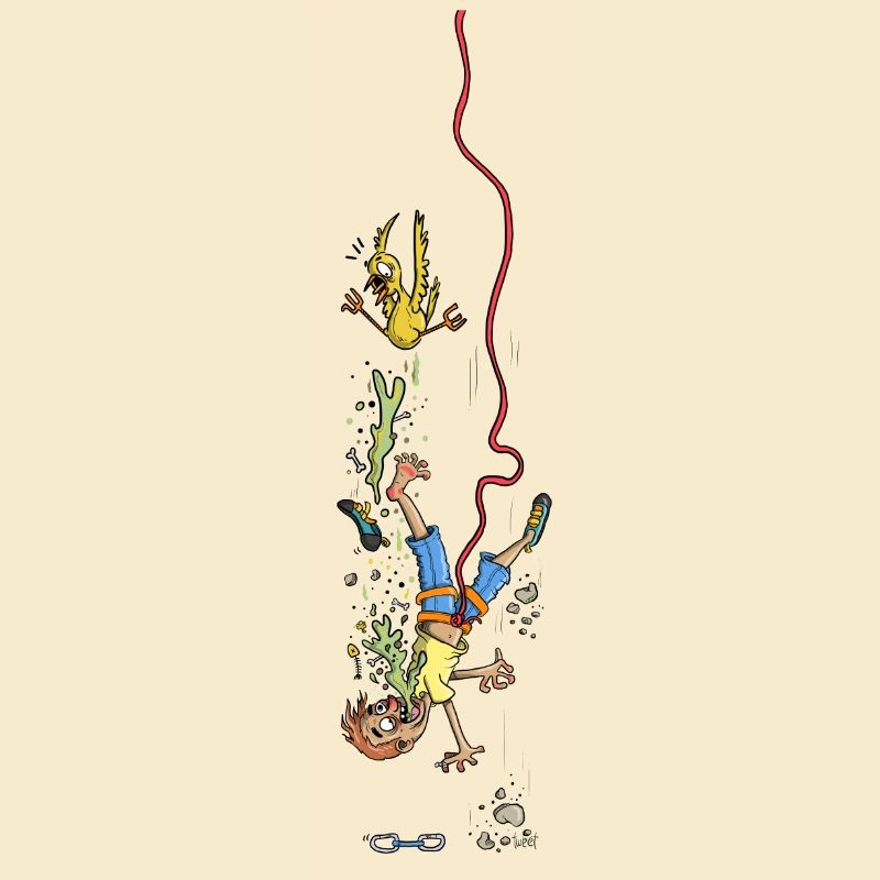 Fall into the rope