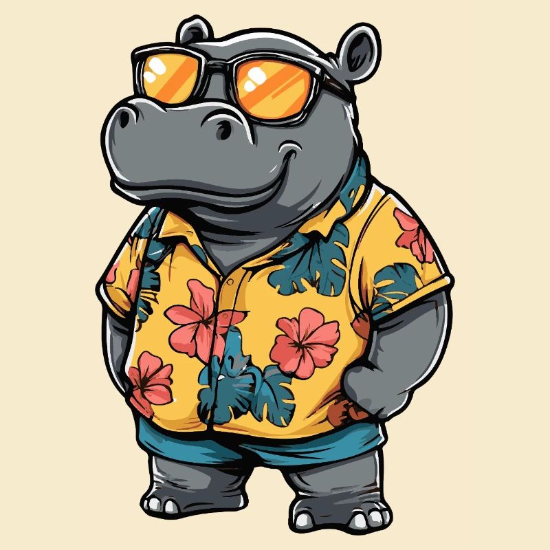 Hippo Comic Vacation