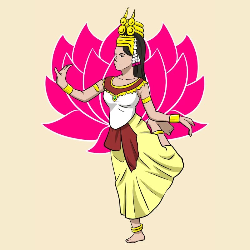 Cambodia Tradition Dance Khmer Apsara I Gift