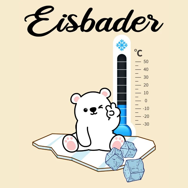 Eisbader "Winterschwimmer Eisbär" Eisbaden
