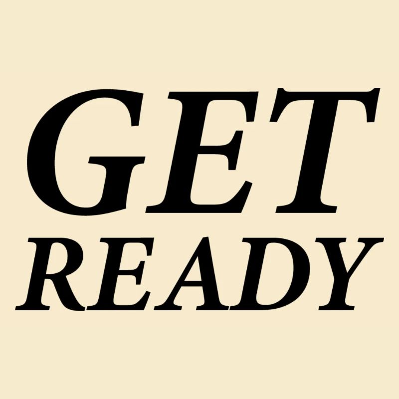 Lettrage Préparez-vous